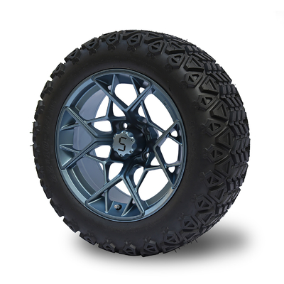 Shuran 14 Inch Golf Cart Wheels And Tires With S Center Cap