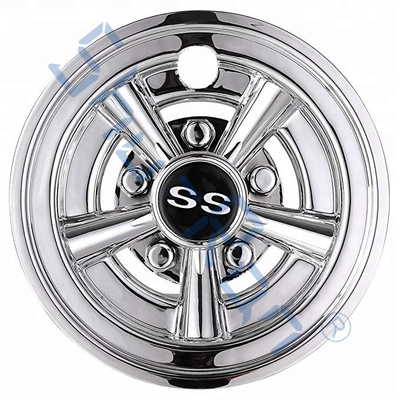 Golf Cart SS Wheel Covers Hub Caps for Most Golf Carts 8 inch