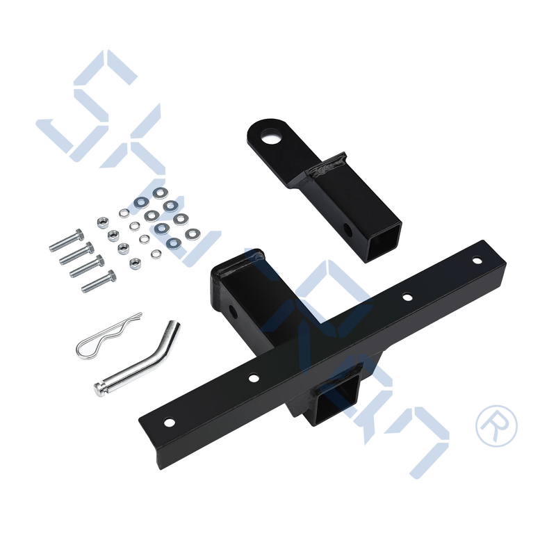 Black Steel Golf Cart Hitch Heavy Duty Bumper Hitch For Yamaha G14-G22