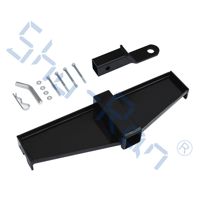 Golf Cart Club Car Precedent Hitch 2004-Up Black Steel Heavy Duty Bumper Hitch