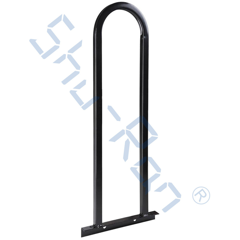 Universal U Shape Golf Cart Rear Seat Safety Grab Bar Black Color 30x11.8x1 Inches