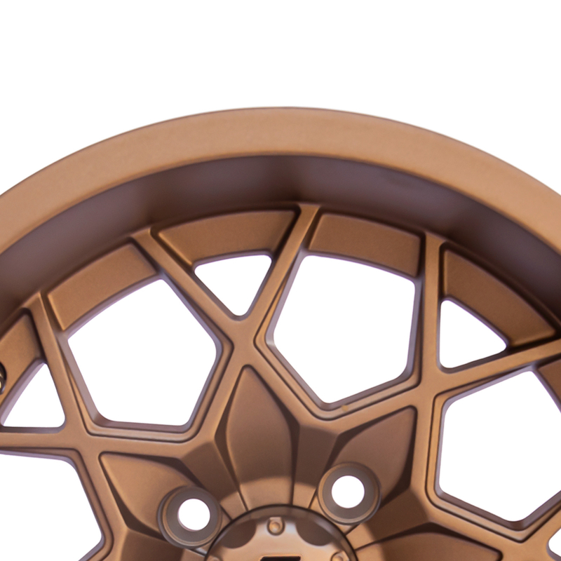12 / 14 Inch Bronze Golf Cart Aluminum Wheels 4X4 Bolt Pattern -25 ET 101.6 PCD