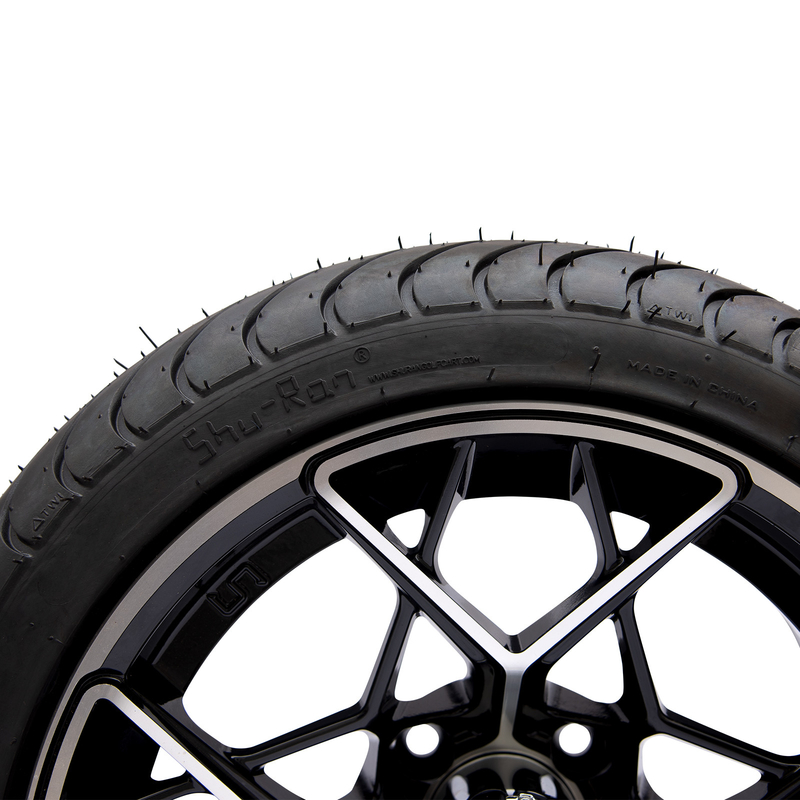 Shu-Ran Golf Cart Wheels And 225/30-14 Tyres 13 Kg DOT Approved
