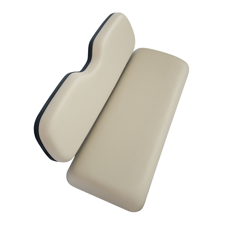 Universal Buff Golf Cart Rear Seat Replacement Cushions PU Material For Club Car