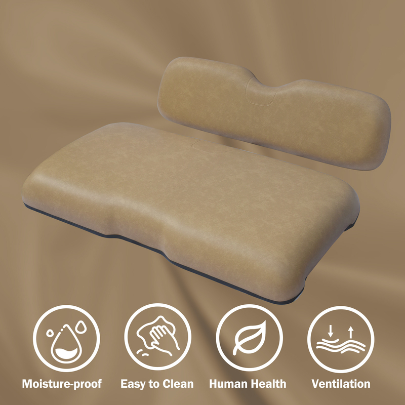 Golf Cart Front Seat Replacement Cushions Golf Cart Cushion Seat For EZGO RXV Tan