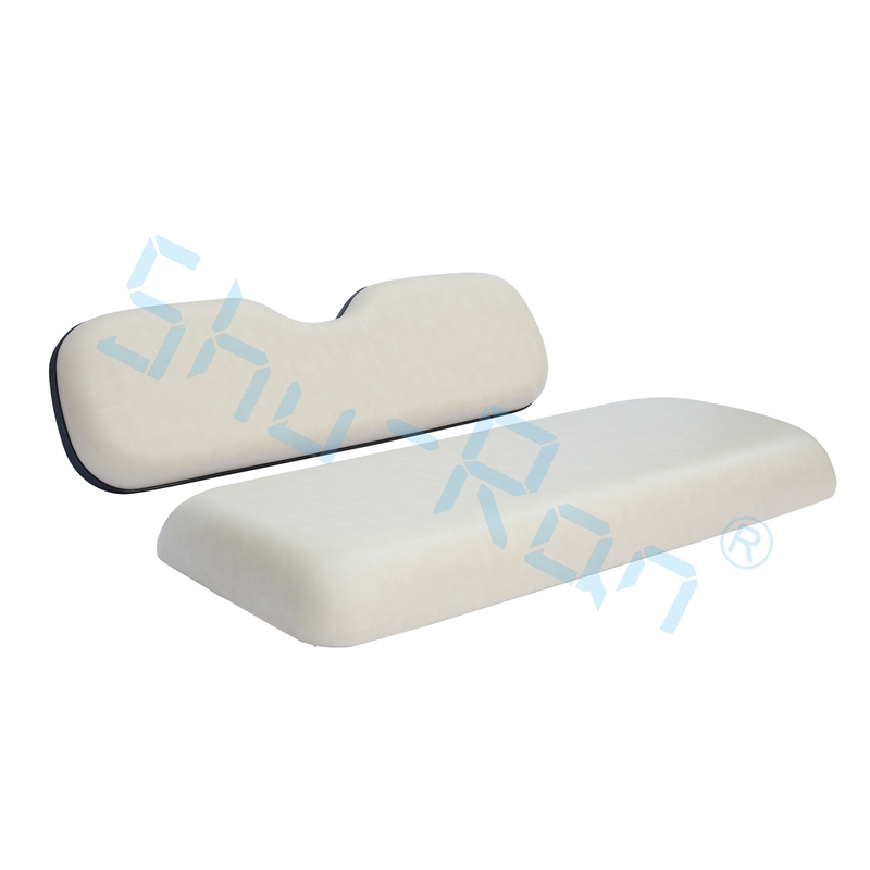 White Golf Cart Rear Seat Cushion Easy To Install Durable For Club Car EZGO YMH