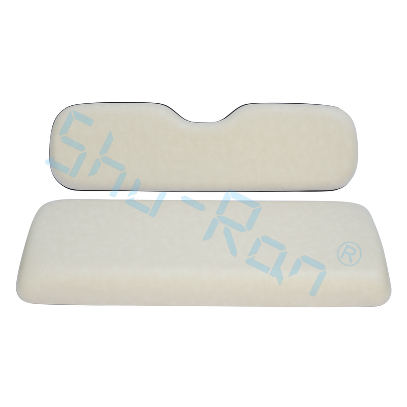 White Golf Cart Rear Seat Cushion Easy To Install Durable For Club Car EZGO YMH