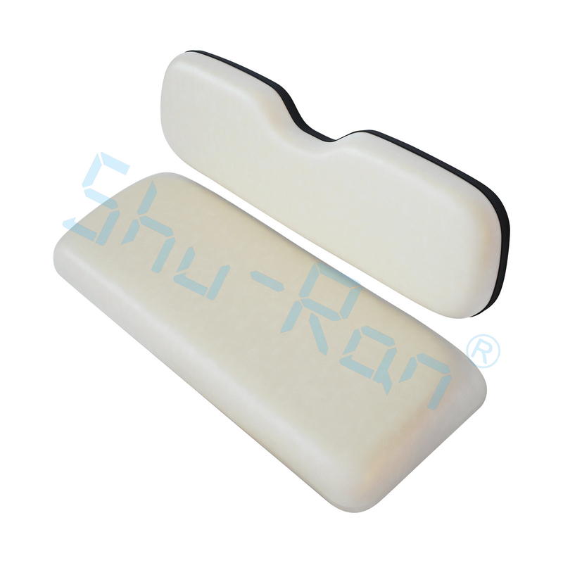 White Golf Cart Rear Seat Cushion Easy To Install Durable For Club Car EZGO YMH