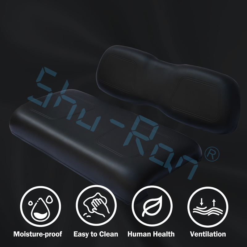 Black Golf Cart Seat Cushion Replacement Front Seat Cushion For Club Car DS
