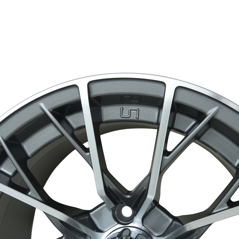 New Arrival 14 Inch Golf Cart Wheels Machined/ Gunmetal ET-25 Custom Support