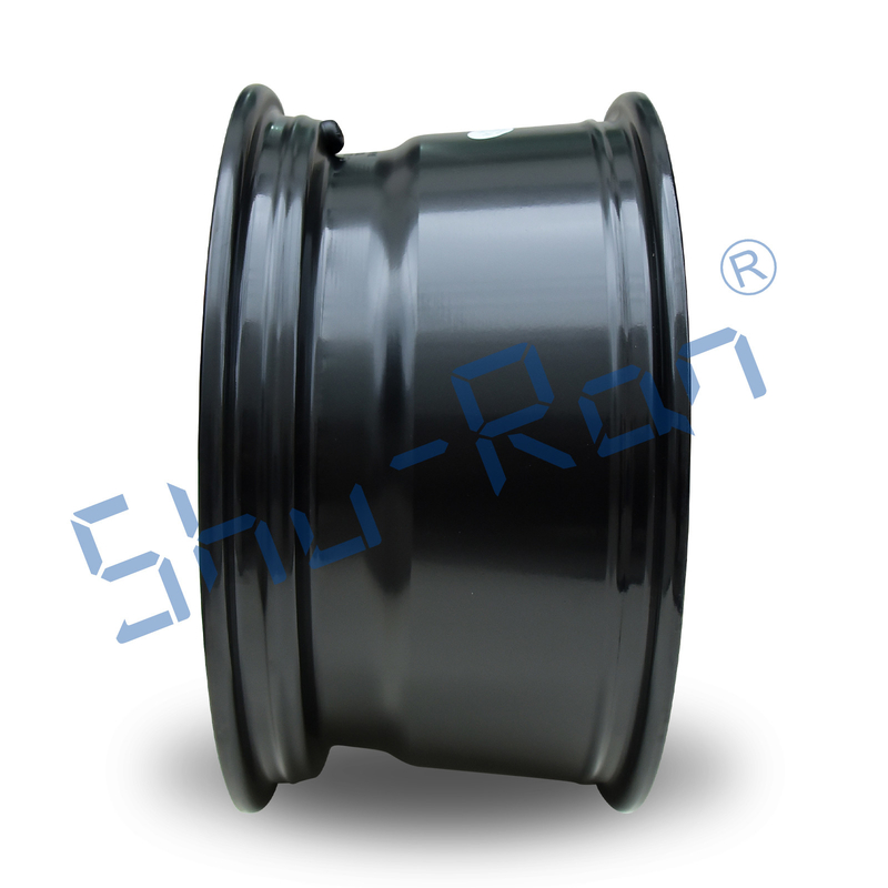 Shuran New 14'' Rims Matte Black Aluminum Golf Cart Wheel 14x7 Universal 4 Bolt Pattern