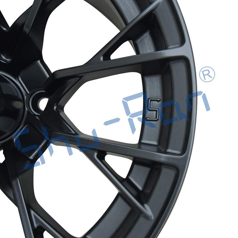 Shuran New 14'' Rims Matte Black Aluminum Golf Cart Wheel 14x7 Universal 4 Bolt Pattern