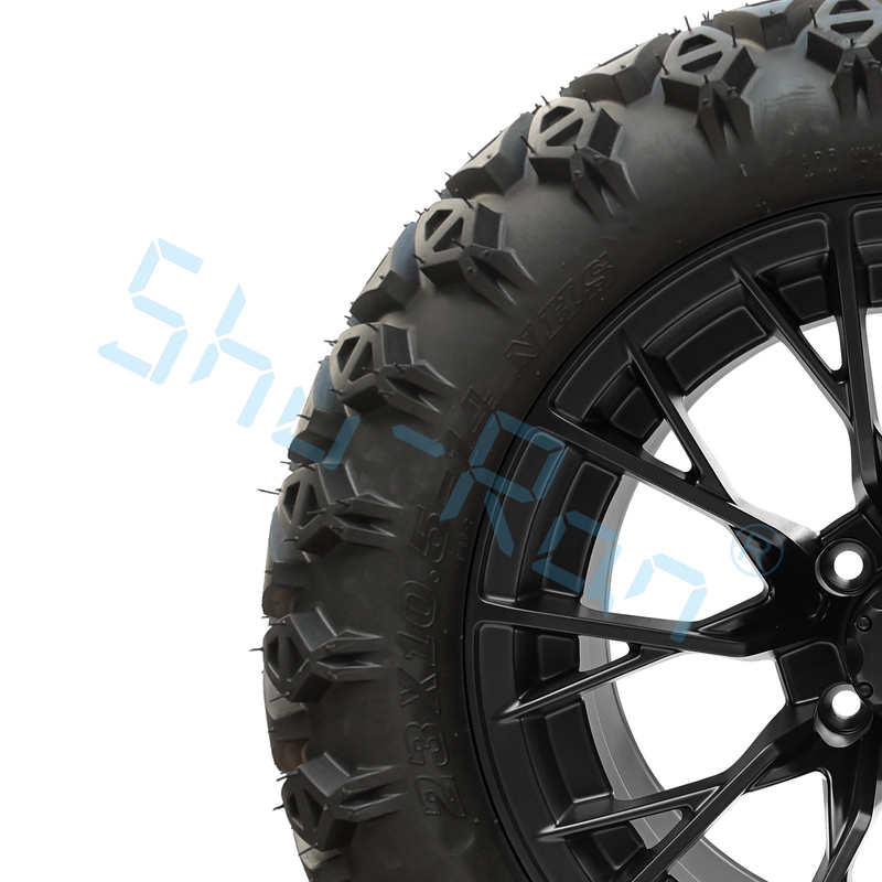 Shu Ran 14 Inch Golf Cart Wheels And Tires Rims with DOT Tires 101.6 PCD 4x4 Bolt Pattern