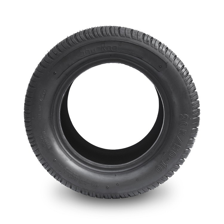 Golf Cart 205/50-10 Street Tires Compatible with 10 Inch Wheels - No Lift Required
