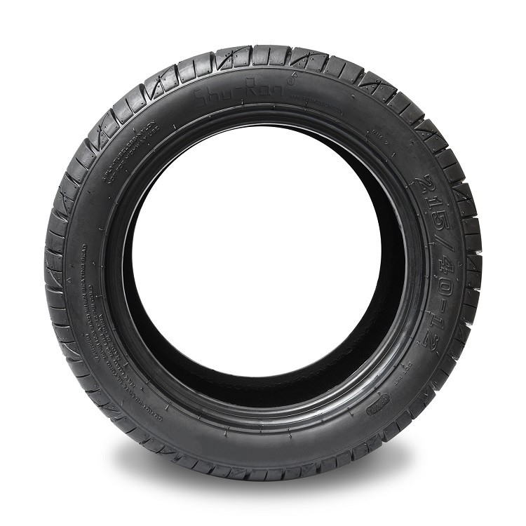 Golf Cart 215/40-12 Street Tubeless Tires Compatible with 12 Inch Wheels (No Lift Required)