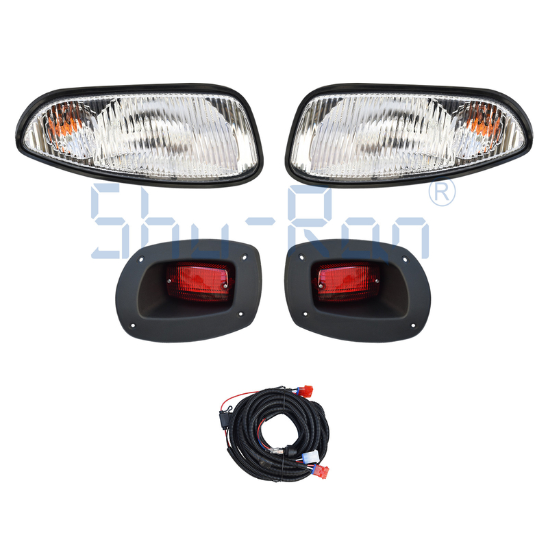 EZGO RXV Golf Cart Basic Street Legal Halogen Light KIT w/LED Tail Light