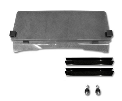 Windshield Compatible with EZGO TXT & Medalist Models Gas or Electric Golf Cart - Fold Down for Convenience
