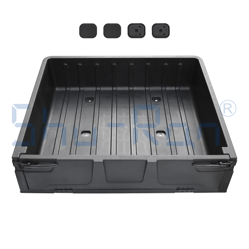 Golf Cart Heavy Duty Thermoplastic Utility Cargo Box for Club Car, EZGO, and Yamaha