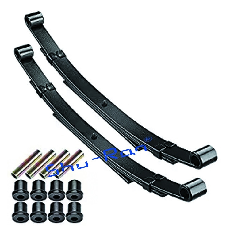 Golf Cart Rear Heavy Duty Leaf Springs With Bushings & Sleeves For Club Car DS