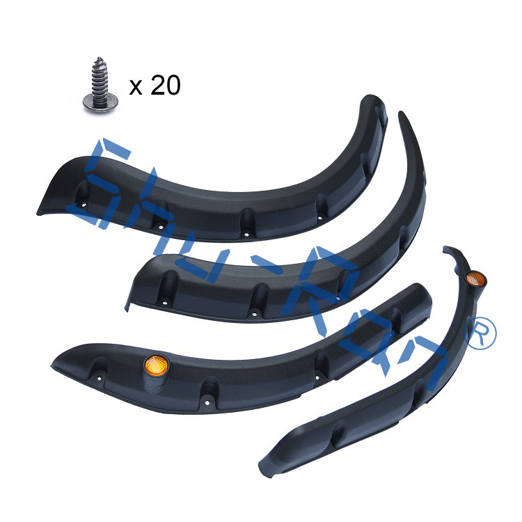 Golf Cart Accessories- Plastic Golf Cart Fender Flare For Club Car Precedent, Set Of 4