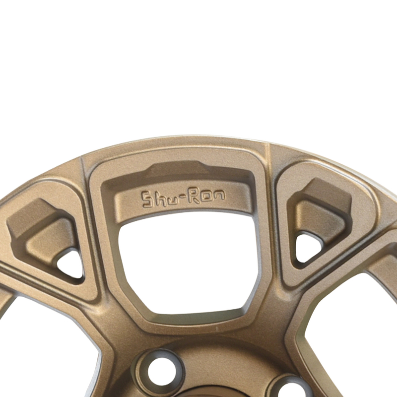 12 Inch Golf Cart Wheels Bronze ET -25mm 4x4 Bolt Pattern 101.6 PCD