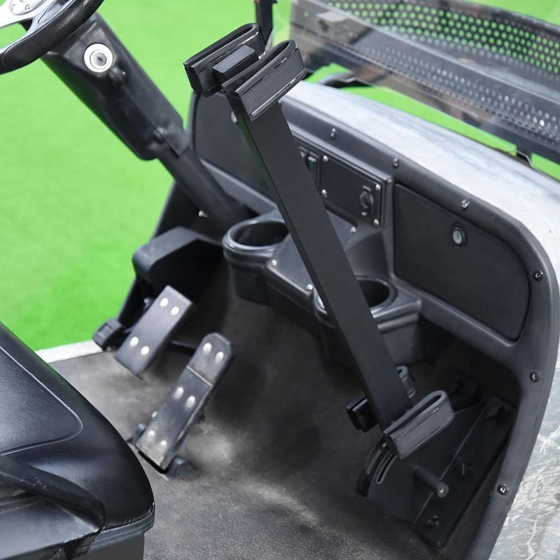 Universal Adjustable Golf Cart Gun Rack Stand Up Gun Holder, Vertical Two Gun Holder