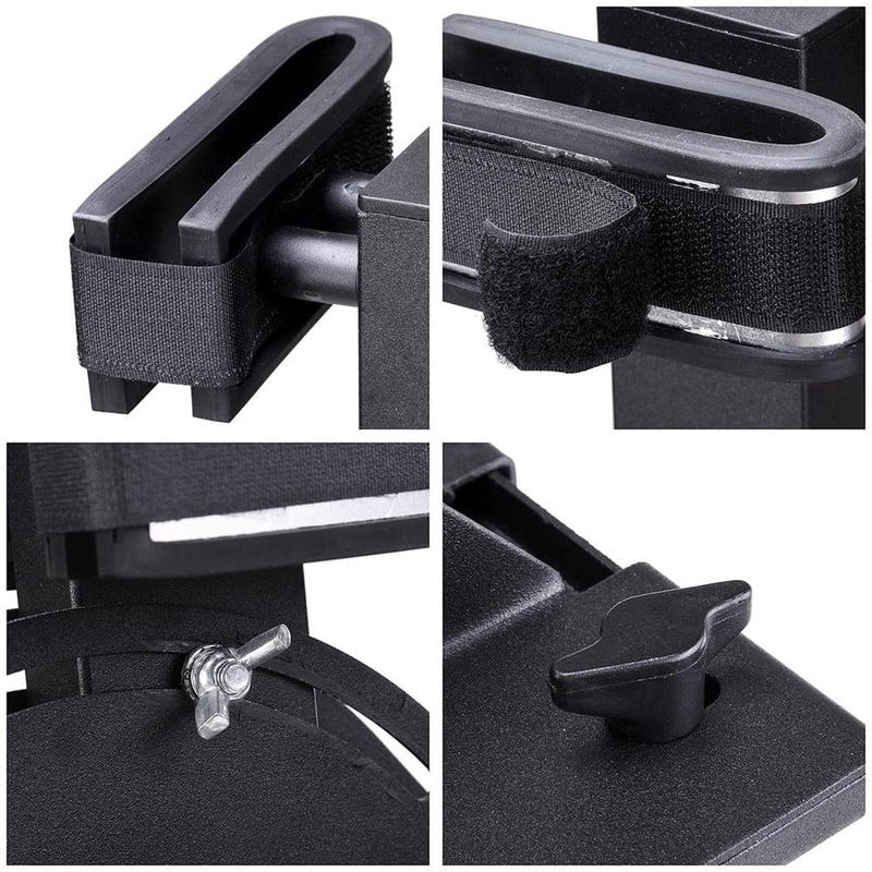 Universal Adjustable Golf Cart Gun Rack Stand Up Gun Holder, Vertical Two Gun Holder