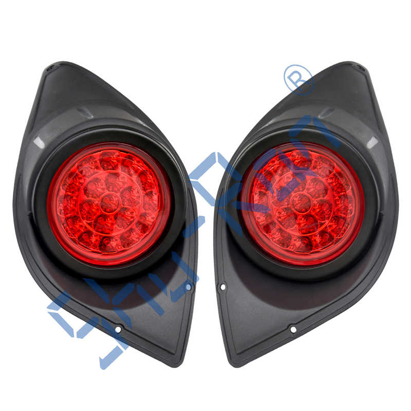 Golf Cart Basic Light Kit for Yamaha Drive, Halogen Headlights and LED Taillight