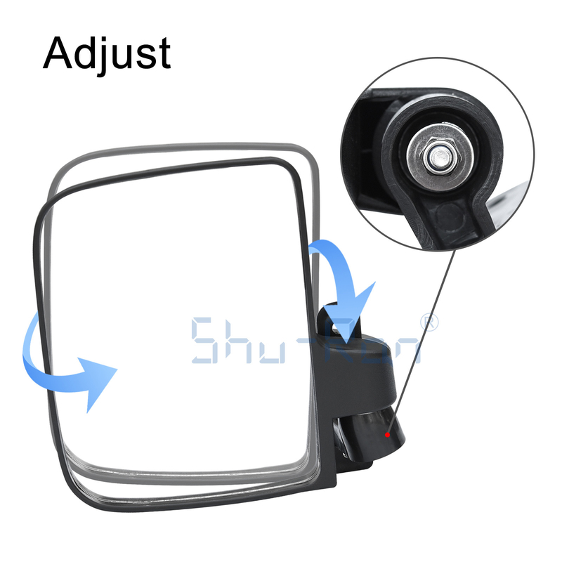 Golf Cart Mirrors Rear View Folding Side Mirrors For Club Car EZGO Yamaha