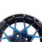 Customizable 14 Inch Golf Cart Rims Blue Glossy Black Aluminum Alloy Rims ET-25