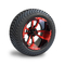 12&quot; Golf Cart Wheels And Tires Combo Set Of 4 With All Low Profile Tires