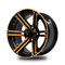 12x7 / 14x7 Golf Cart Wheels Gold / Gloss Black 4 / 101.6 PCD -25 ET