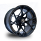 Matte Black Aluminum Alloy Golf Cart Wheels 14 Inch Exclusive Style