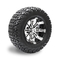 12'' Golf Cart Wheels And 23x10.5-12 High Profile Tires Combo