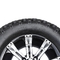 12'' Golf Cart Wheels And 23x10.5-12 High Profile Tires Combo