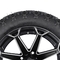 14'' Machined/Matte Black Golf Cart Wheels And 22x10-14 Off-road DOT Tires