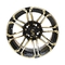 4x4 Bolt Pattern Golf Cart Alloy Wheels ET-25 Machined Glossy Black Bronze