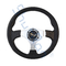 Golf Cart GT Rally Black Steering Wheel with Polyurethane Grip