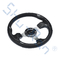 Golf Cart GT Rally Carbon Fiber 12.5&quot; Steering Wheel With PU Grip