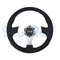 Golf Cart Racing Woodgrain Steering Wheel For Club Car, EZGO, And Yamaha