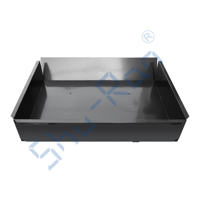 Golf Cart Heavy Duty Black Steel Utility Cargo Box w/ Hardware