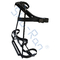 Golf Cart Black Metal Bag Attachment Holder - Mounts to Standard Safety Bar